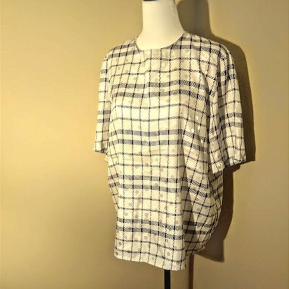 Timeless Short Sleeve Blouse by D'Allaird's - Picture 4 of 5